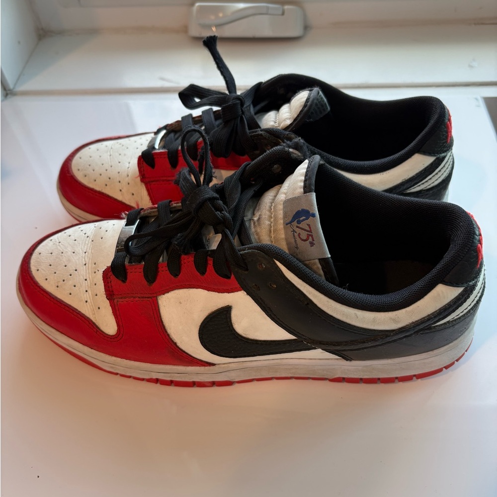 Nike Red and Black Air Jordans Size 11